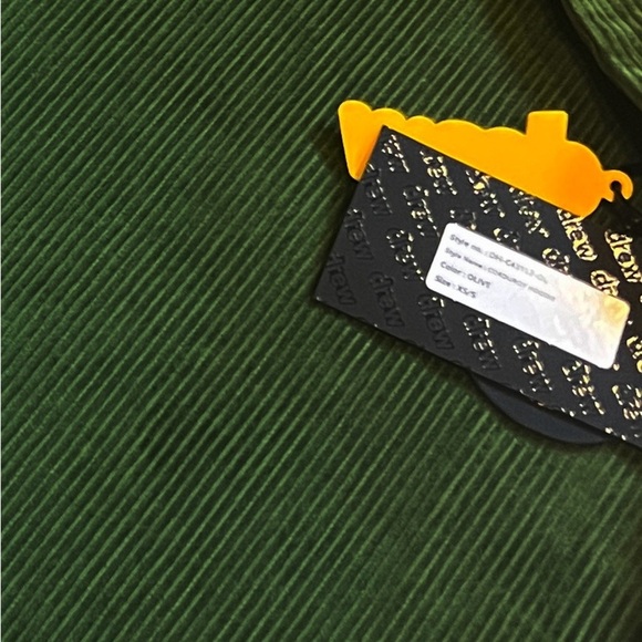 NWT Drew House corduroy hoodie XS/S green - Picture 7 of 10